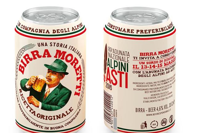 Gli Alpini bevono Birra moretti partner dell'adunata n' 89