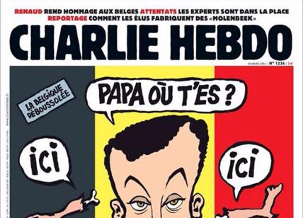 Charlie Ebdo, copertina choc sugli attentati di Bruxelles
