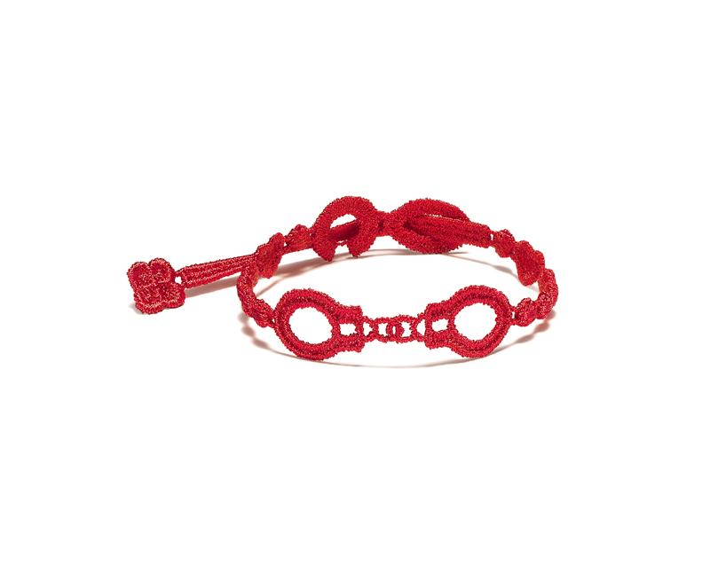 CRUCIANI C braccialetto Legami rosso CRUCIANI C braccialetto Legami rosso