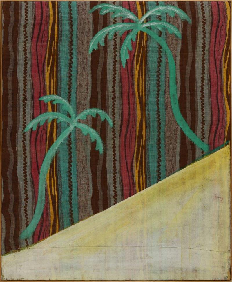Sigmar Polke, Das Palmen-Bild, 1964; Private collection Ph: Alistair Overbruck © The Estate of Sigmar Polke by SIAE 2016 Sigmar Polke, Das Palmen-Bild, 1964; Private collection Ph: Alistair Overbruck © The Estate of Sigmar Polke by SIAE 2016