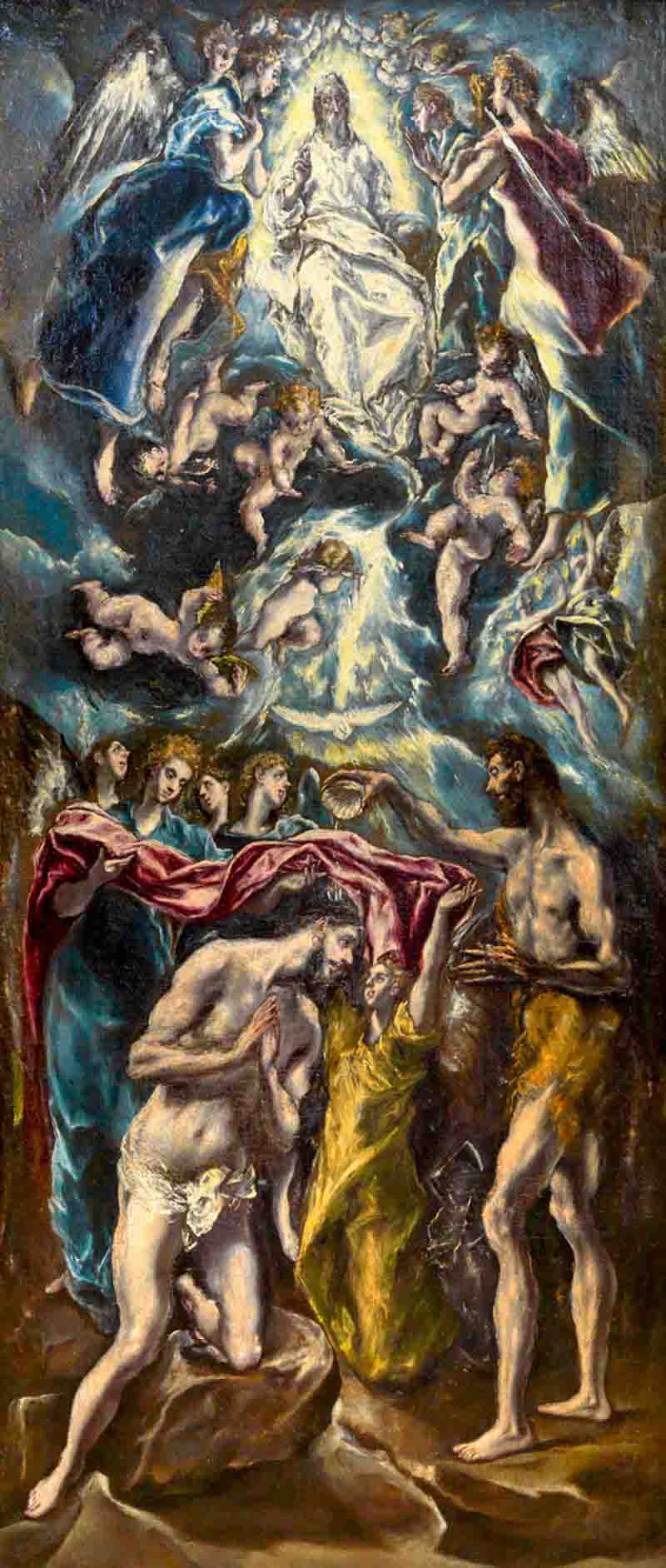 16 1 ElGreco AdorazionedeiPastorieBattesimodiCristo PalazzoBarberini