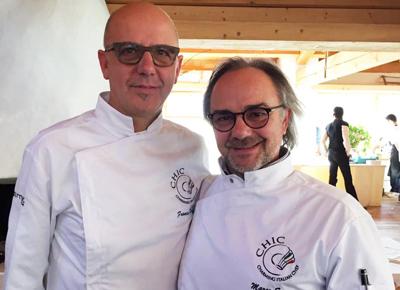 Franco Pepe e Marco Sacco, presidente CHIC s Franco Pepe e Marco Sacco, presidente CHIC s