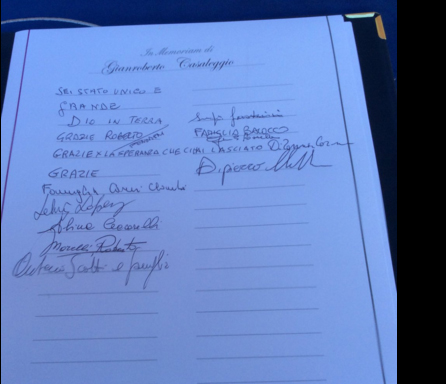 funerale casaleggio foto an