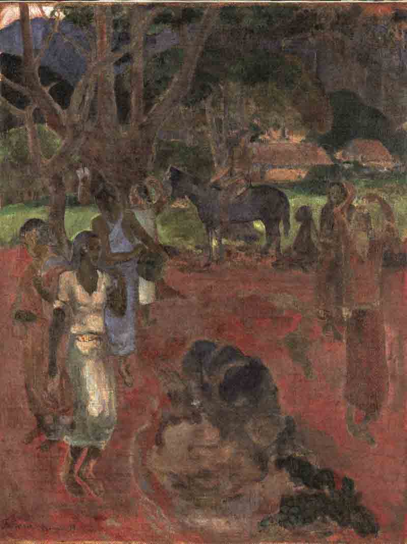 Gauguin paesaggionovefigure Gauguin paesaggionovefigure