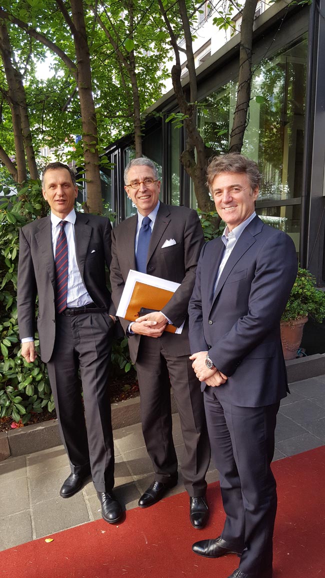 Giuseppe Recchi Arnaud Roy de Puyfontaine Flavio Cattaneo