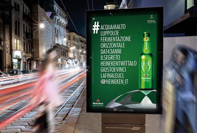 Milano si tinge di verde per la finale di Champions firmata Heineken
