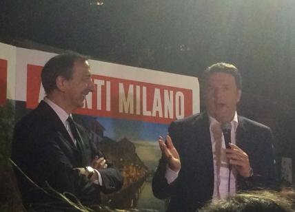 Milano, Renzi: "Sala vincerà al ballottaggio, ma vincerà". Foto-Video