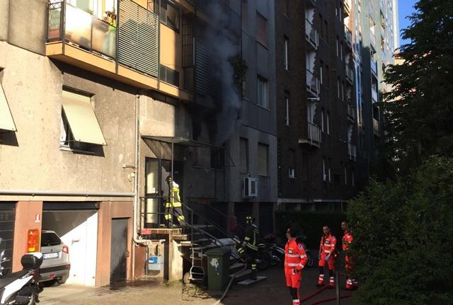 Incendio in via Leone XIII Incendio in via Leone XIII