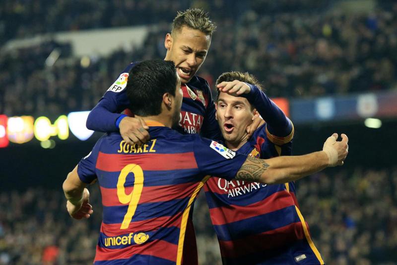 luis suarez messi neymar