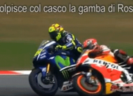 Valentino Rossi vs Marquez: ecco il video che scagiona il Dottore