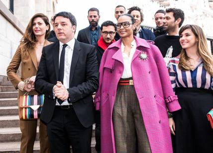 Renzi inaugura le sfilate della Moda Donna tra vip e designer. FOTO