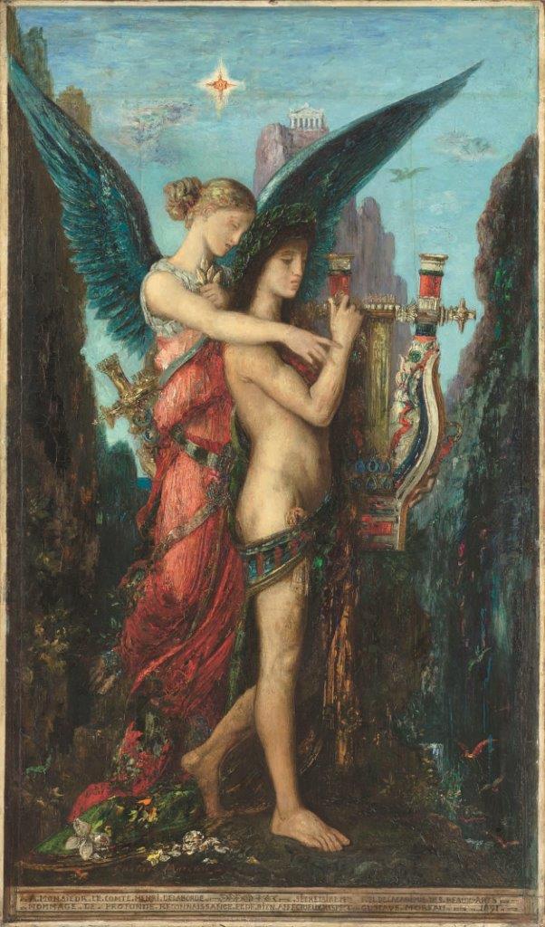 Moreau Esiodo e la musa