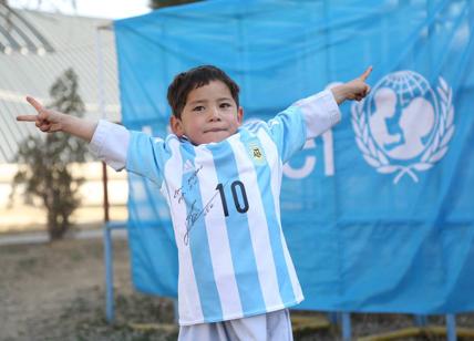 Murtaza, Messi realizza il sogno: maglia dell'Argentina e autografo
