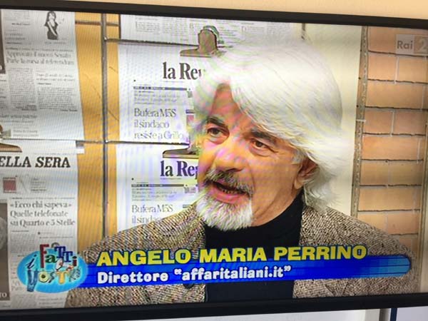 Angelo Maria Perrino torna a "I Fatti Vostri"