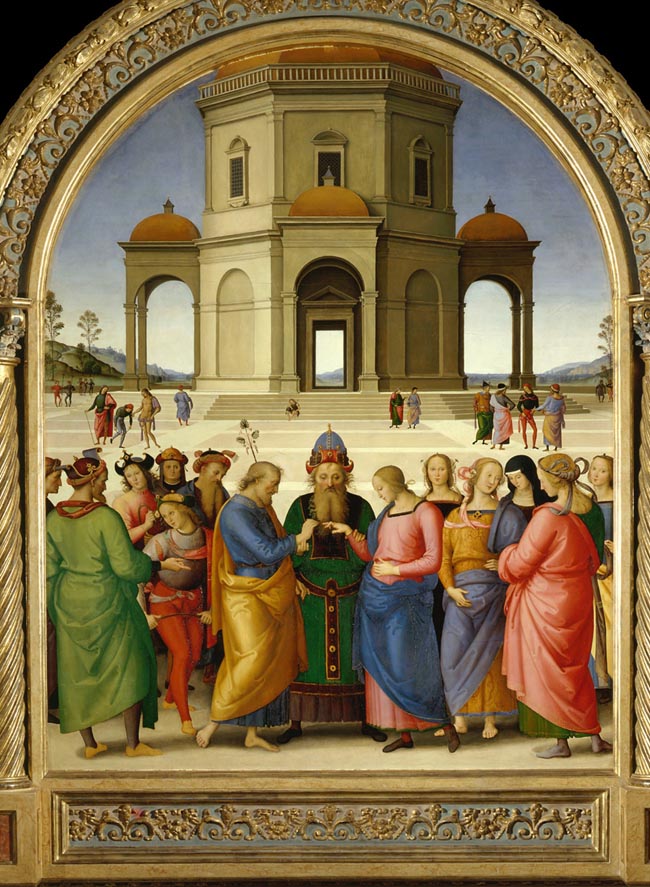 Perugino - Sposalizio della Vergine Perugino - Sposalizio della Vergine