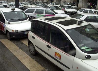 protesta taxi milano 1