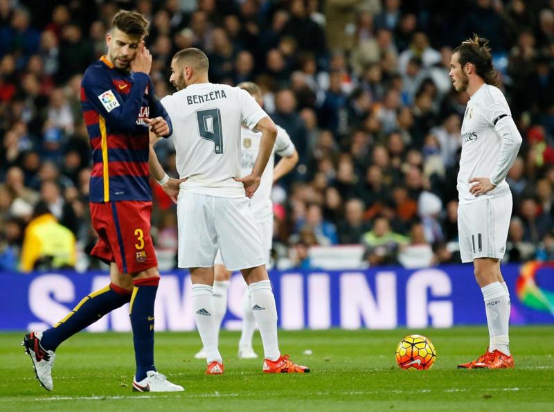 real madrid barcellona benzema pique