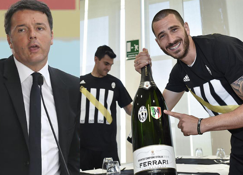 Juventus campione, Renzi: "Complimenti anche se mi rode" Juventus campione, Renzi: "Complimenti anche se mi rode"