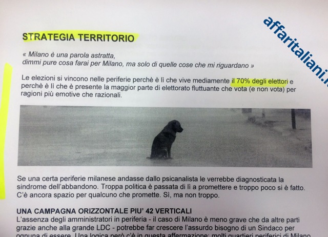 Sala anteprima della strategia elettorale Sala anteprima della strategia elettorale
