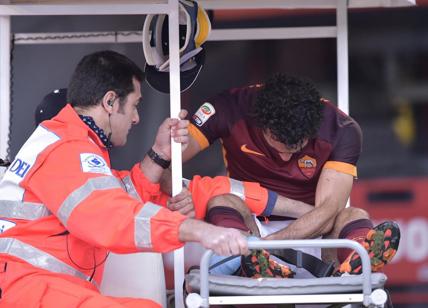 Roma, Salah ha una lesione alla caviglia. I tempi di recupero