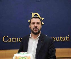 Camera dei Deputati: Conferenza stampa di fine anno di Matteo Salvini