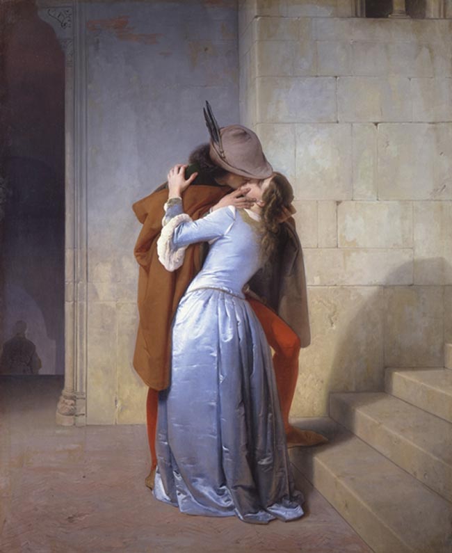 “Il Bacio” di Hayez (54%) “Il Bacio” di Hayez (54%)