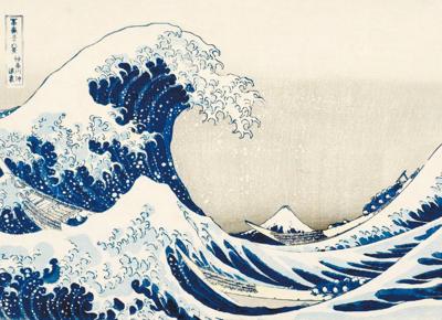 Katsushika Hokusai La grande onda presso la costa di Kanagawa, dalla serie Trentasei vedute del monte Fuji, 1830 1832 circa