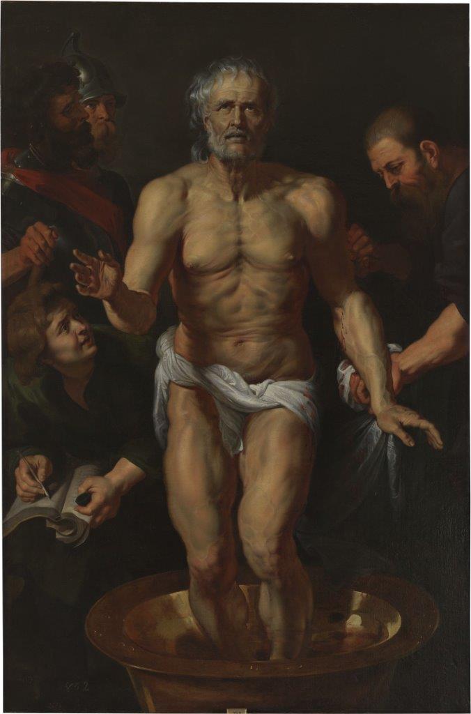 Pietro Paolo Rubens, Seneca morente 1612 1615 Olio su tela . Madrid, Museo del Prado Pietro Paolo Rubens, Seneca morente 1612 1615 Olio su tela . Madrid, Museo del Prado