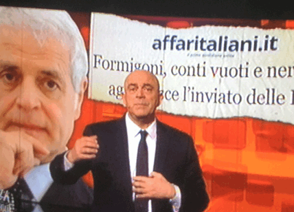 Affaritaliani.it nel programma di Maurizio Crozza. Foto
