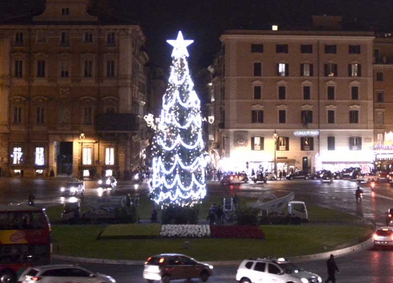albero natale piazza venezia 