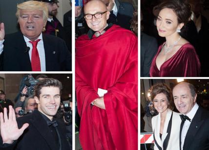 Prima alla Scala, i vip e i loro look: Signorini in tunica, Trump e... FOTO