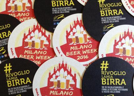 Assobirra patrocina la Milano Beer Week : "Salva la tua birra dalle accise"