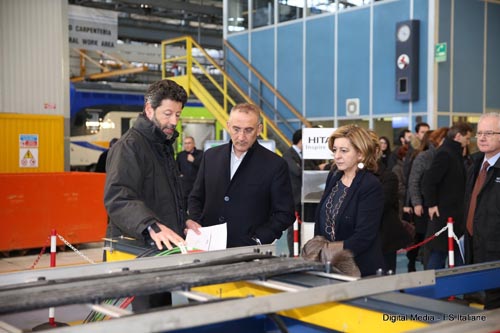 L'ad di FS italiane Renato Mazzoncini e l'ad di Trenitalia Barbara Morgante allo stabilimento Hitachi Rail Italy di Pistoia per la presentazione del nuovo treno regionale Rock. L'ad di FS italiane Renato Mazzoncini e l'ad di Trenitalia Barbara Morgante allo stabilimento Hitachi Rail Italy di Pistoia per la presentazione del nuovo treno regionale Rock.