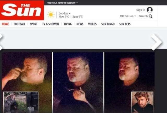 George Michael, l'articolo del The Sun George Michael, l'articolo del The Sun