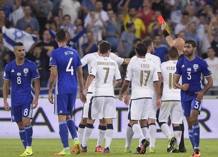 Mondiali 2018: Italia soffre ma batte 3-1 Israele. Chiellini male