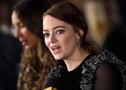 Emma Stone, Skai Jackson e Damien Chazelle alla prima del film "La La Land"