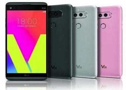 LG V20, ecco il primo smartphone con Android Nougat