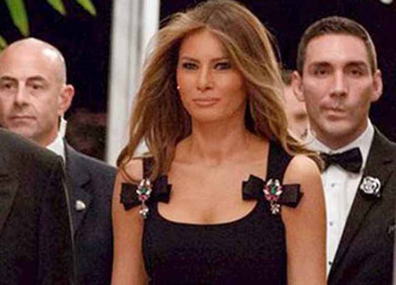 melania trump capodanno ape