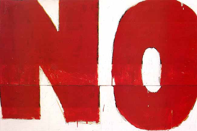 mario schifano, no, 1960 mario schifano, no, 1960