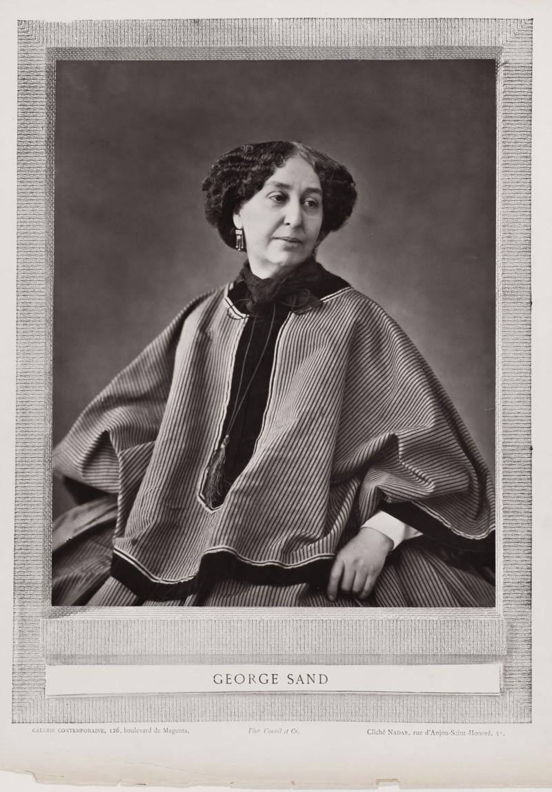 George Sand ritratta da Gaspard-Felix Tournachon Nadar, scatto parte della mostra Look at me! all'UniCredit Pavilion. George Sand ritratta da Gaspard-Felix Tournachon Nadar, scatto parte della mostra Look at me! all'UniCredit Pavilion.