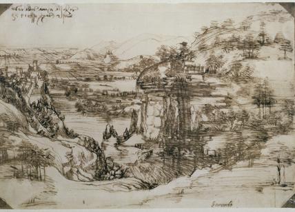 Leonardo da Vinci, il suo celebre "Paesaggio" torna a Vinci dopo 500 anni