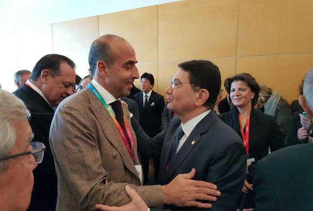 Picarelli con Rifai (Seg. Gen. Unwto) a Fitur Picarelli con Rifai (Seg. Gen. Unwto) a Fitur
