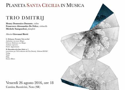 Appuntamento a Noto il 26 agosto con il concerto in vigna del Trio Dmitrij