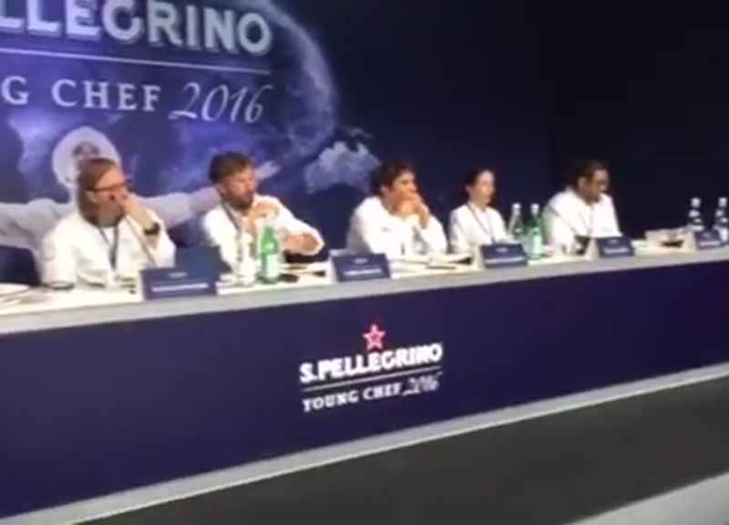 San Pellegrino Young Chef Rapisarda e la giuria