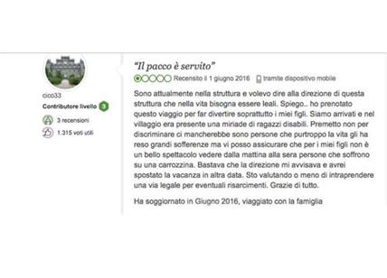 "Villaggio coi disabili, che pacco": i social contro la recensione di un papà