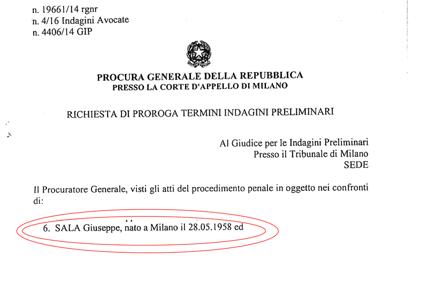 Richiesta proroga indagini ape