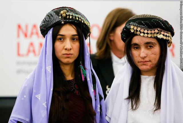 Nadia Murad e Lamiya Bashar, ritirano il premio Sacharov al Parlamento europeo