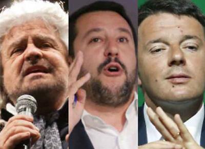 salvini grillo renzi salvini grillo renzi
