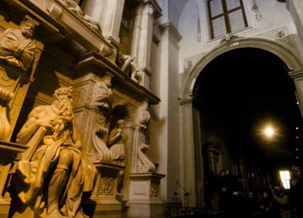 San Pietro in Vincoli, la luce di Michelangelo fa resuscitare il Mosè