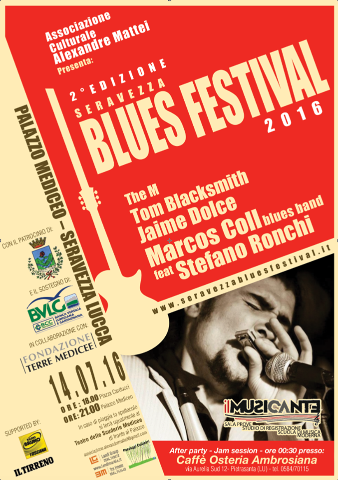 Seravezza Blues Festival, parte il conto alla rovescia